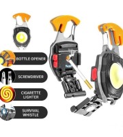 4 In 1 Mini LED Flashlight Multifunctional